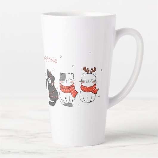 Meine Weihnachten! Latte Tasse (Rechts)