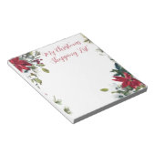 Meine Weihnachts-Einkaufsliste Notizblock (angewinkelt)