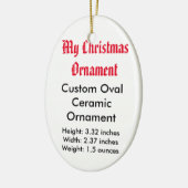 Meine Weihnachtskundenspezifische Keramik-flache Keramikornament (Links)