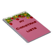 Meine Weihnachtsliste Notizblock (Rechte Seite)