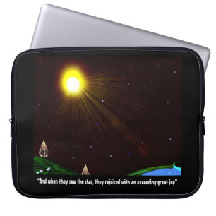 Meine Weihnachtsstern-Elektronik-Hülse Laptopschutzhülle