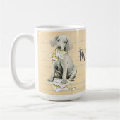 Meine Weimaraner Ate meine Hausaufgaben Kaffeetasse (Links)