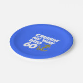 Meine Weise in 60 Anker-60. Party-Teller kreuzen Pappteller (Schrägansicht)