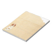 Meine Welsh Springer Ate Meine Hausaufgaben Notizblock (Rotiert)