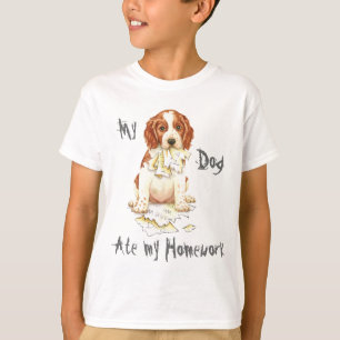 Meine Welsh Springer Ate Meine Hausaufgaben T-Shirt