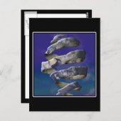 Meine Welt entwirft sich Postkarte (Vorne/Hinten)