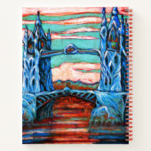 Meine Welt - Growing Bridge in einer Fantasiestadt Notizblock (Rückseite)