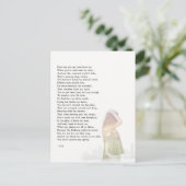 Meine Welt innerhalb der Postkarte (Stehend Vorderseite)