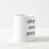 Meine Welt ohne Genealogie-Tasse Kaffeetasse (Mittel)