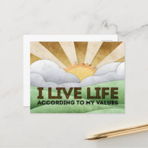 "Meine Werte" Motivation Affirmation