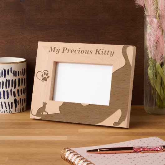 Meine Wertvolle Kitty Geätzte Rahmen (Links)