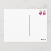 MEINE WIG Postcard bis April McCallum Postkarte (Rückseite)