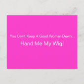 MEINE WIG Postcard bis April McCallum Postkarte (Vorderseite)