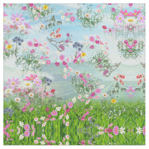 Meine Wildblume Garden Stoff