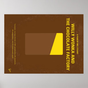 Meine Willy Wonka und die Schokoladenfabrik Vintag Poster