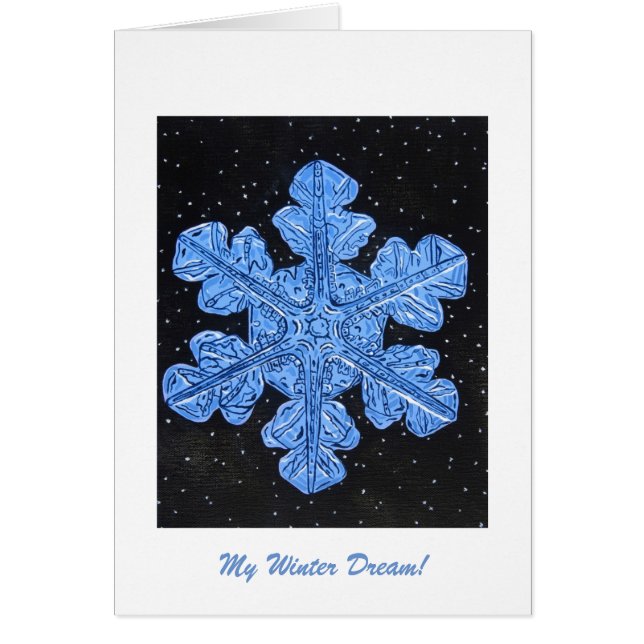 Meine Winter Dream Grußkarte (Vorne)