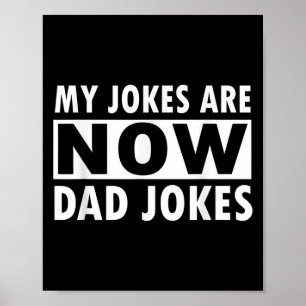 Meine Witze sind jetzt Vater Jokes Funny Vathday Poster