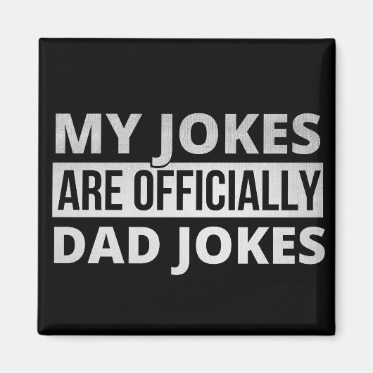 meine Witze sind Papa-Witze Magnet (Vorne)