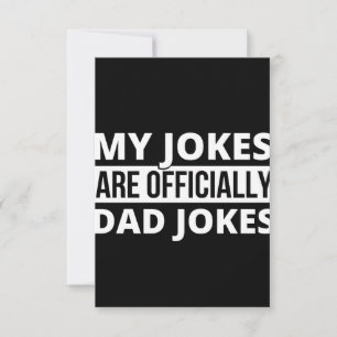 meine Witze sind Papa-Witze Mitteilungskarte