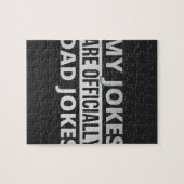 Meine Witze sind Witze von Vater Puzzle (Horizontal)