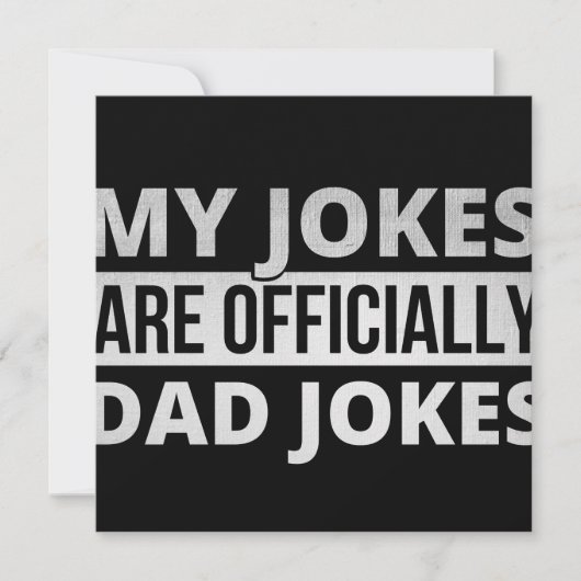 Meine Witze sind Witze von Vater Save The Date (Vorderseite)