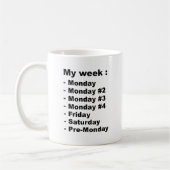 Meine Woche Kaffeetasse (Links)