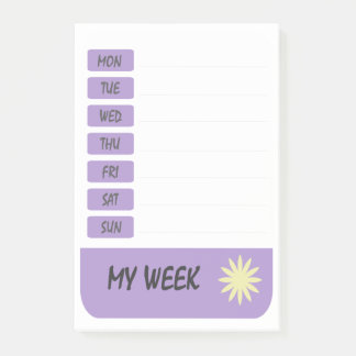 Meine Wochenzeitschrift Post-it Klebezettel