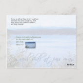 Meine Worte dürfen nicht vergehen Postkarte (Rückseite)