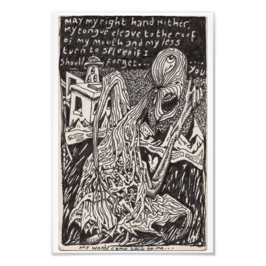 Meine Worte kamen auf mich zurück... Fotodruck (Vorne)