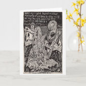 Meine Worte kamen auf mich zurück... Karte (Gelbe Blume)