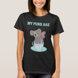 Meine Wortspiele sind Koala-Tee lustiger Witz Cool T-Shirt