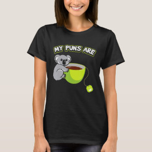Meine Wortspiele sind Koala-Tee-T-Shirt - Cute Fun T-Shirt