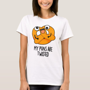 Meine Wortspiele sind verdreht lustige Brezel-Wort T-Shirt
