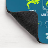 Meine Wrestling-Sachen Freizeit-Ringer Mousepad (Ecke)
