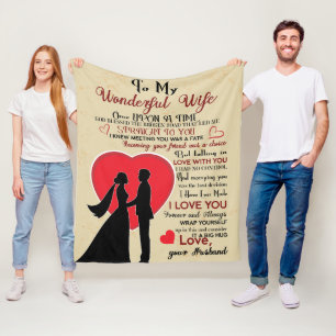 Meine wunderbare Ehefrau Fleece Blanket