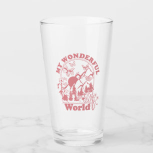 Meine wunderbaren Retro-Blume Glas