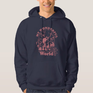 Meine wunderbaren Retro-Blume Hoodie