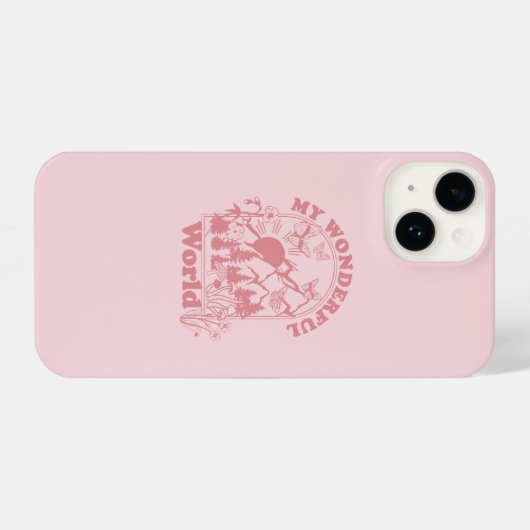 Meine wunderbaren Retro-Blume iPhone Hülle (Rückseite (Horizontal))