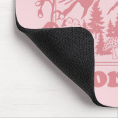 Meine wunderbaren Retro-Blume Mousepad (Ecke)
