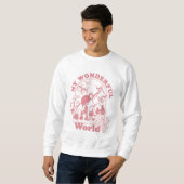 Meine wunderbaren Retro-Blume Sweatshirt (Vorne ganz)