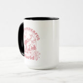Meine wunderbaren Retro-Blume Tasse (Vorderseite Links)