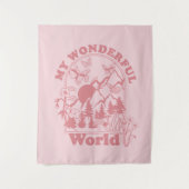 Meine wunderbaren Retro-Blume Wandteppich (Vorderseite)