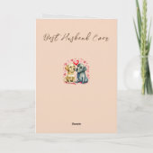 Meine wunderschönen niedlichen Hunde zum Geburtsta Karte (Rückseite)