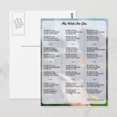 Meine Wünsche für Sie (neue Version) Postkarte (Vorne/Hinten)
