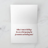 MEINE WÜNSCHE NACH CHRISTMAS AUF MEINE ZWEI KARTE (Innenseite)