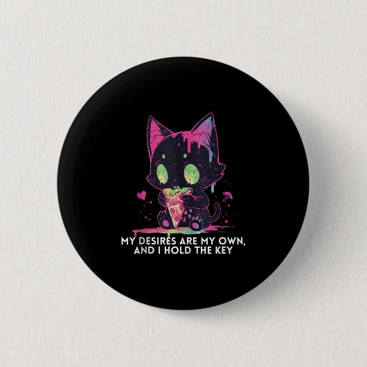 Meine Wünsche sind meine eigenen, und ich halte di Button (Vorderseite)
