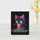 Meine Wünsche sind meine eigenen, und ich halte di Karte (Gelbe Blume)