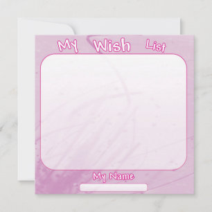 Meine Wunschliste - 525x525 - Pink