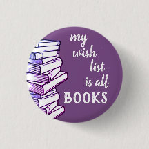 Meine Wunschliste ist der runde Knopf für alle Büc