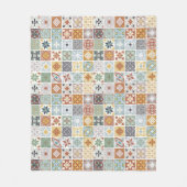 Meine Wurzeln - Mittelmeerfliesen Fleecedecke (Vorderseite)